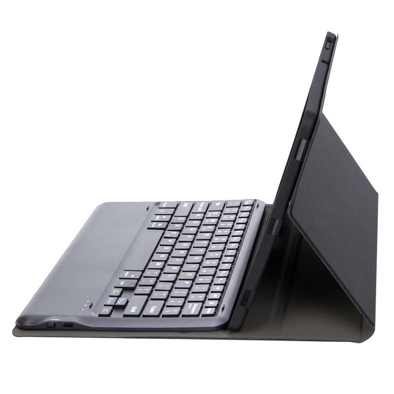 For Honor Pad 9 AH19 TPU Ultra-thin Detachable Bluetooth Keyboard Tablet Leather Case(Purple)