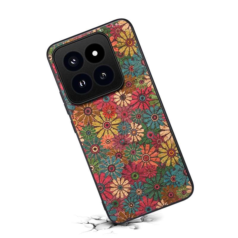 For Xiaomi 14 Pro Four Seasons Flower Language Series TPU Phone Case(Spring Green)