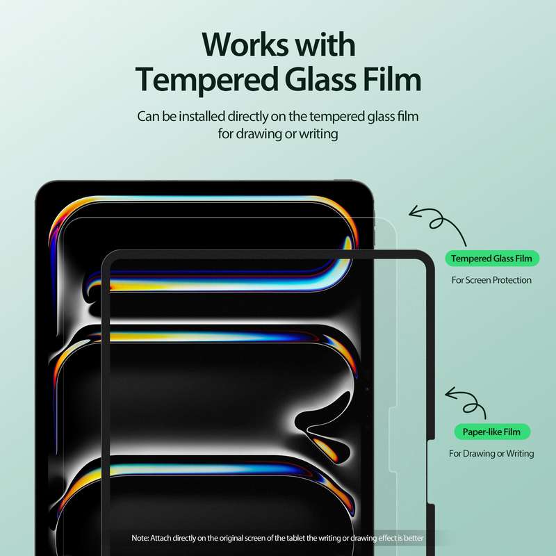 For iPad Pro 13 2024 DUX DUCIS Naad Series Removable Paper-like Screen Protector