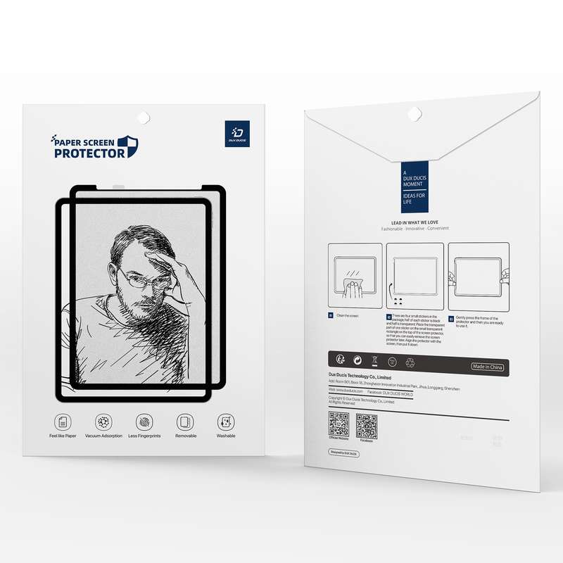 For iPad Pro 13 2024 DUX DUCIS Naad Series Removable Paper-like Screen Protector