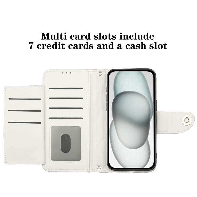 For Motorola Moto G 5G 2024 Global Rhombic Texture Flip Leather Phone Case with Lanyard(White)