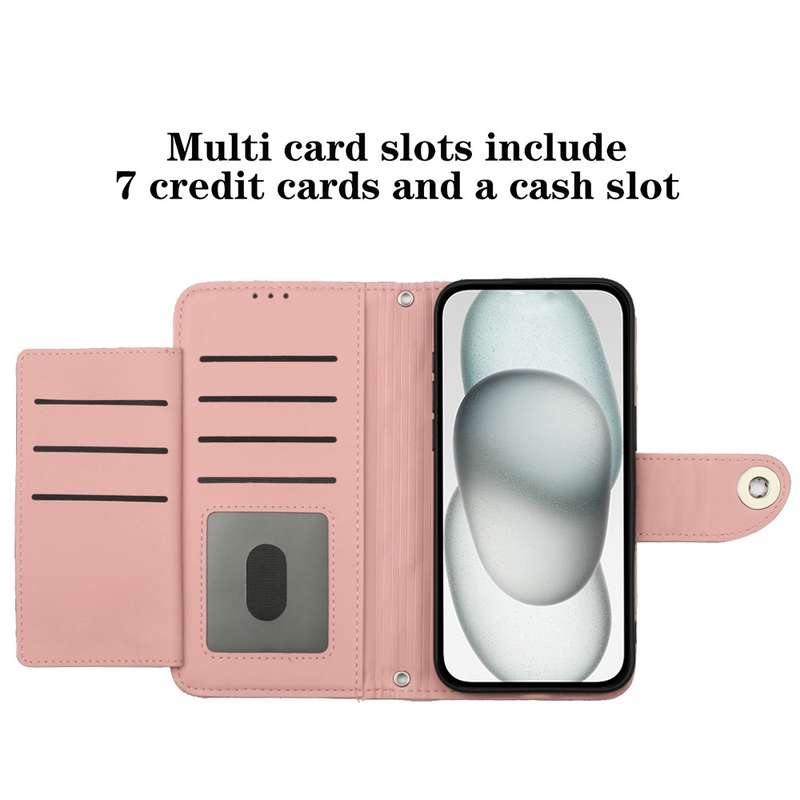 For Motorola Edge 30 Fusion Rhombic Texture Flip Leather Phone Case with Lanyard(Coral Pink)