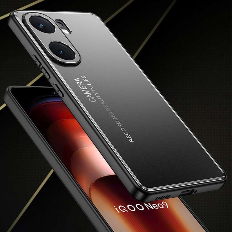 For vivo iQOO Z9 / Z9 Turbo Frosted Metal Phone Case(Silver)