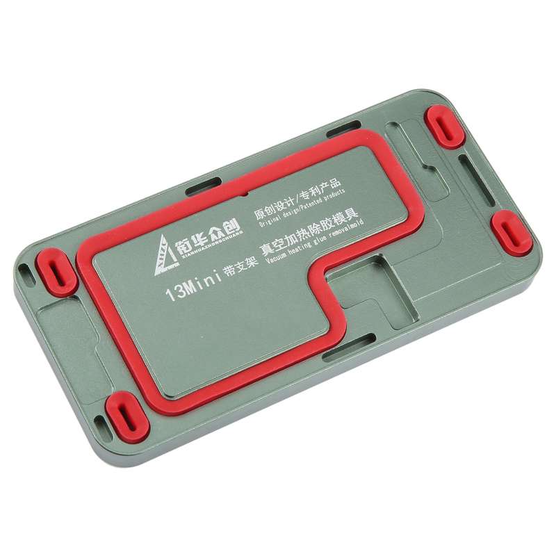 For iPhone 13 mini LCD Screen Frame Vacuum Heating Glue Removal Mold with Holder
