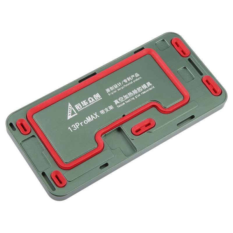 For iPhone 13 Pro Max LCD Screen Frame Vacuum Heating Glue Removal Mold with Holder