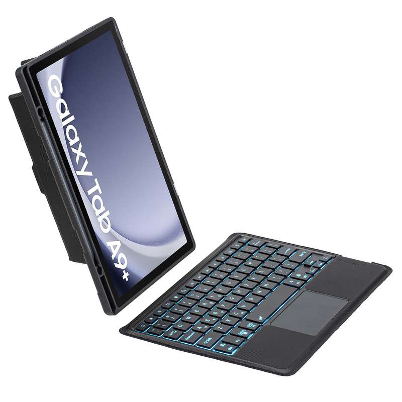 For Samsung Galaxy Tab S9 / S8 / S7 DUX DUCIS MK Series Floating Magnetic Keyboard Tablet Leather Ca