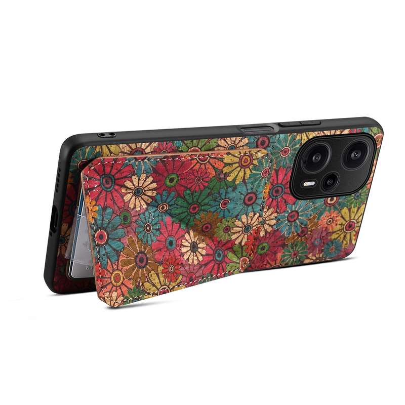 For Xiaomi Redmi Note 12 Turbo Dual Card Slot Holder Phone Case(Spring Green)