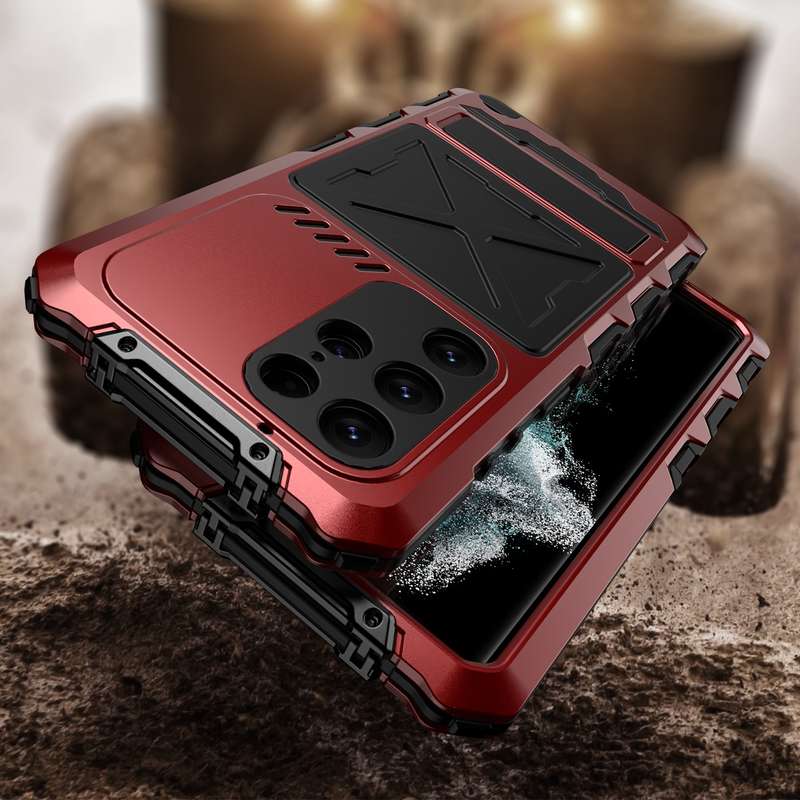 For Samsung Galaxy S24 Ultra 5G R-JUST Life Waterproof Dustproof Shockproof Phone Case(Red)