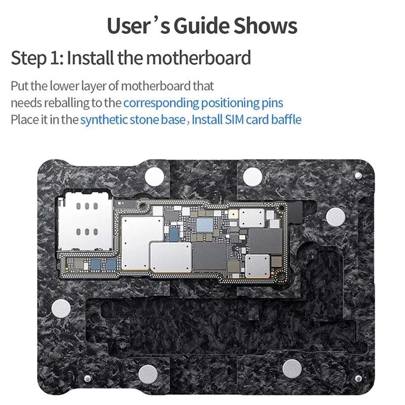 Qianli Magnetic Middle Layer BGA Reballing Platform For iPhone 15 Series