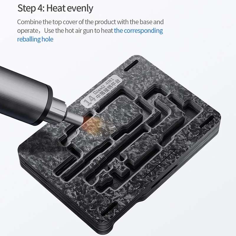 Qianli Magnetic Middle Layer BGA Reballing Platform For iPhone 15 Series