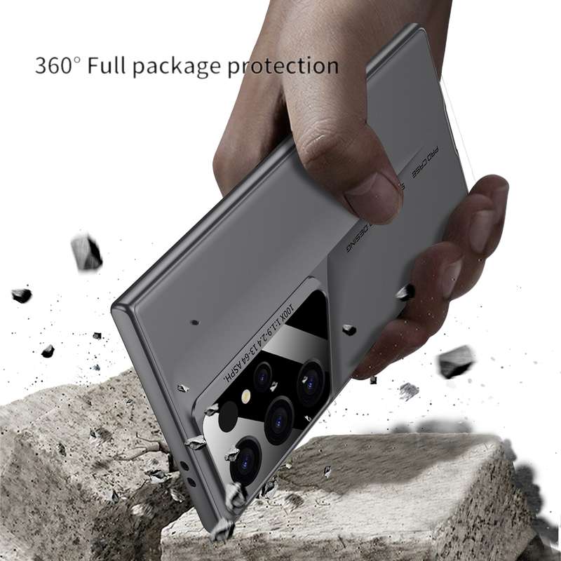 For Samsung Galaxy S24 Ultra 5G GKK Blade Ultra-thin Full Coverage Phone Case(Grey)