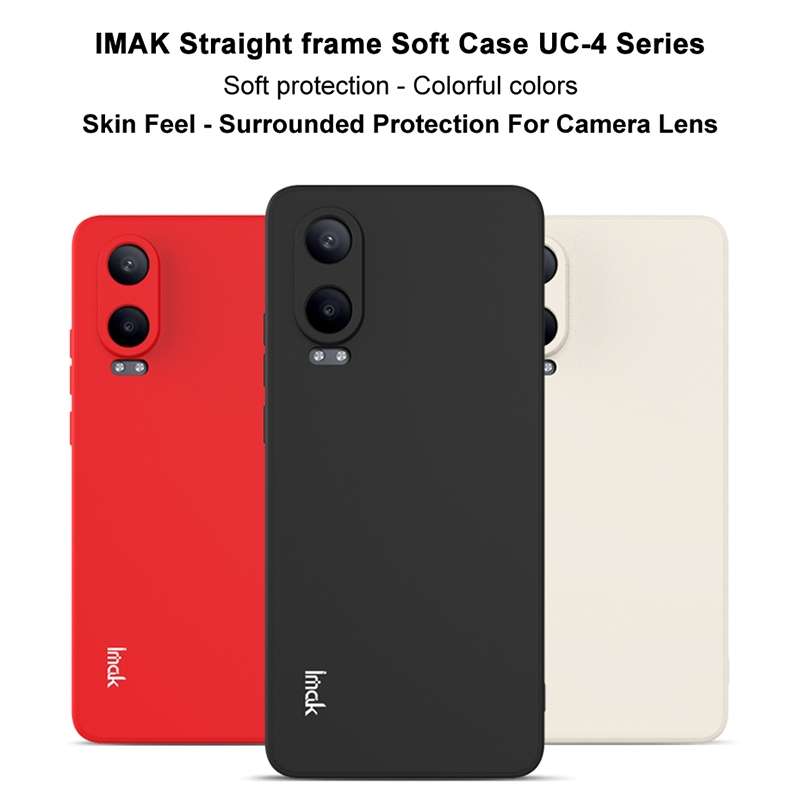 For OnePlus Nord CE4 Lite imak UC-4 Series Straight Edge TPU Phone Case(Black)