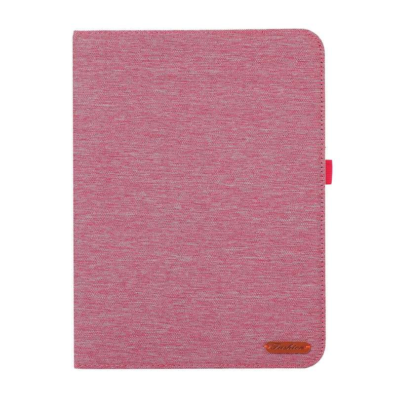 For OPPO Pad Neo 11.4 Fabric Leather Tablet Case(Pink)