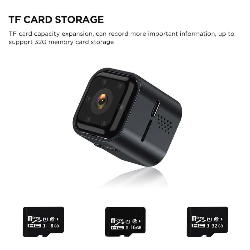 AS03 Outdoor HD Mini Infrared Night Vision Smart Camera(Black)