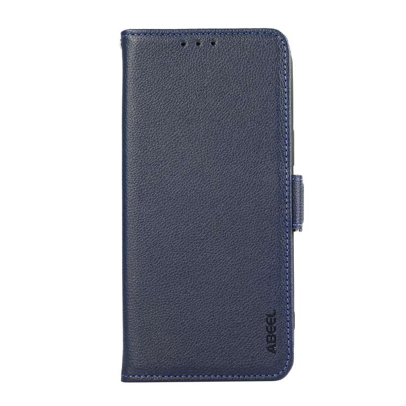 For Samsung Galaxy S20 FE ABEEL Side-Magnetic Litchi Pattern Leather RFID Phone Case(Blue)