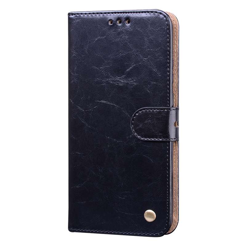 For Samsung Galaxy S24+ Oil Wax Texture Shockproof Flip Leather Phone Case(Black)