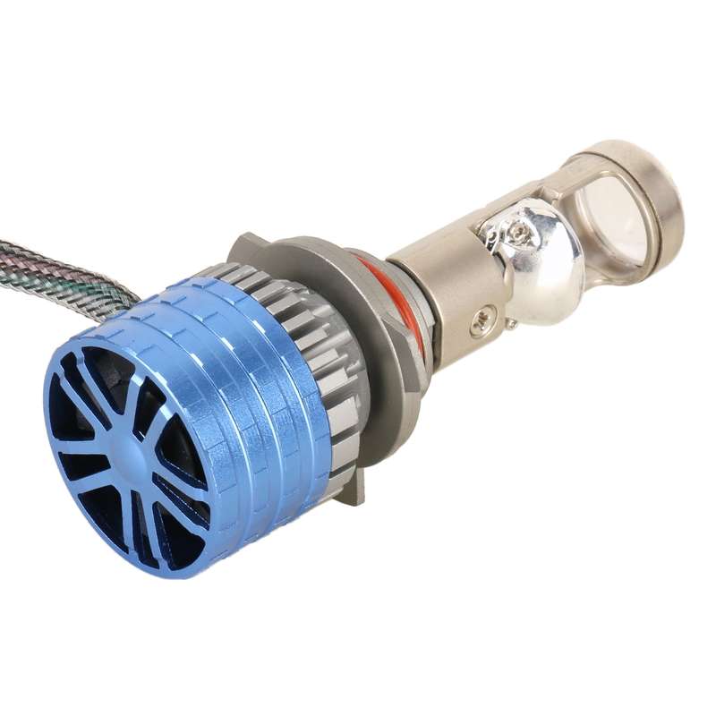 9006 Pair 55W 6000lm 6000K Car LED Mini Lens Headlight Bulb