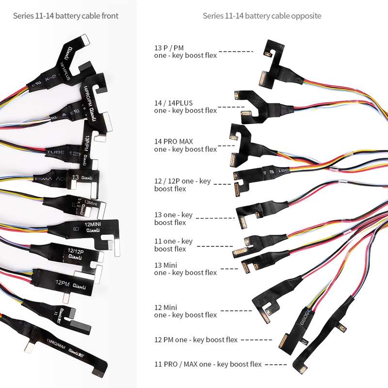 QianLi Generation 7th iPower Pro Max DC Power Control Test Cable for iPhone 6-14 Series