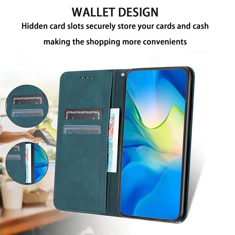 For Samsung Galaxy A05s Retro Elephant Embossed Leather Phone Case(Green)