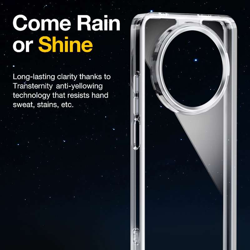 For OPPO A78 4G Shine High Transparency Acrylic Phone Case(Black)