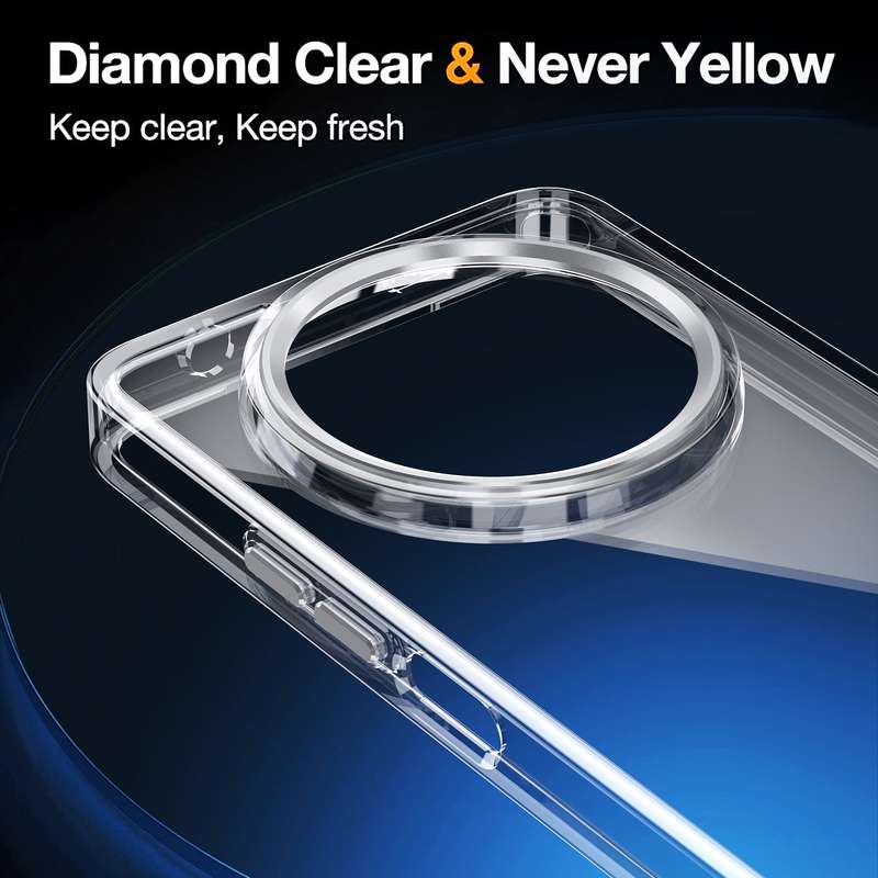 For OPPO A78 4G Shine High Transparency Acrylic Phone Case(Black)