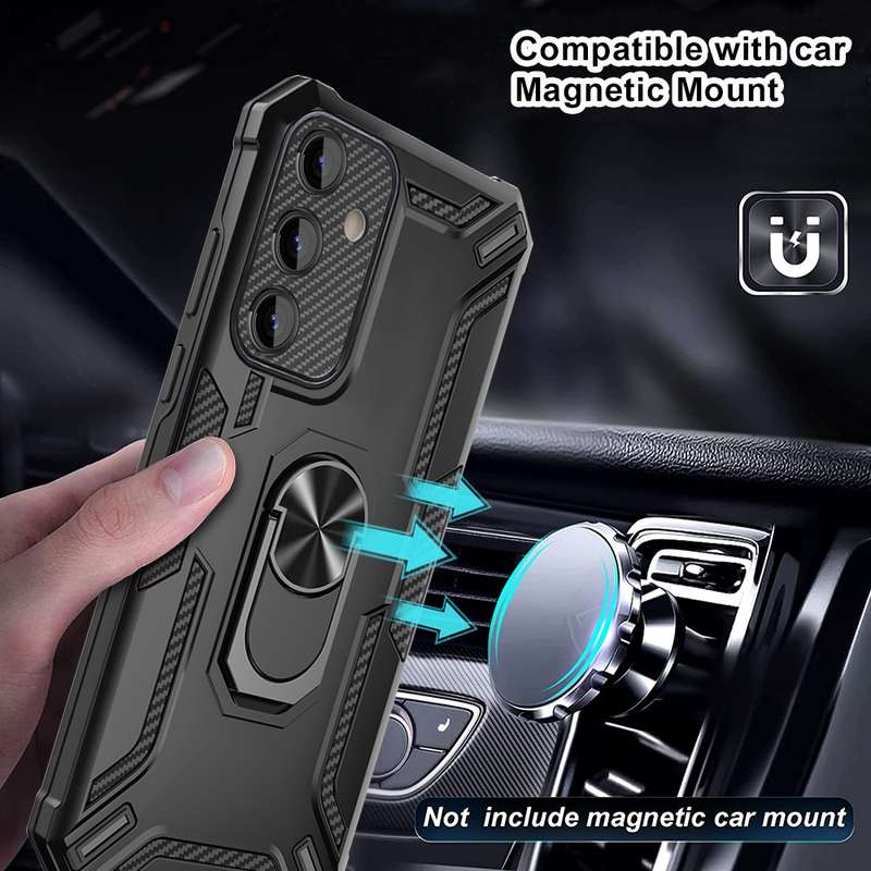 For Samsung Galaxy A55 5G Warship Armor 2 in 1 Shockproof Phone Case(Red)