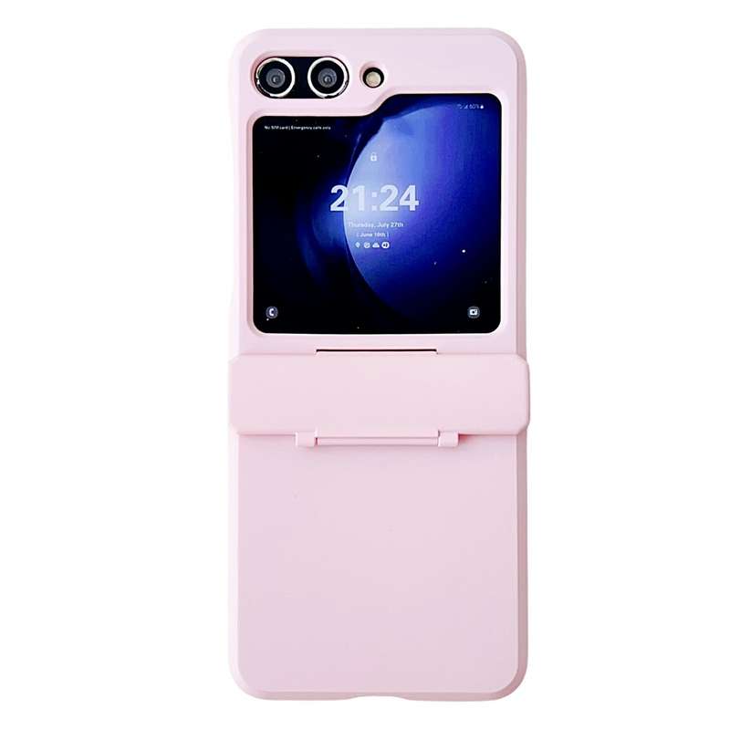For Samsung Galaxy Z Flip5 5G Skin Feel PC Full Coverage Shockproof Phone Case(Pink)