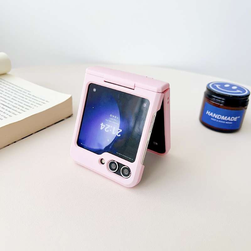 For Samsung Galaxy Z Flip5 5G Skin Feel PC Full Coverage Shockproof Phone Case(Pink)