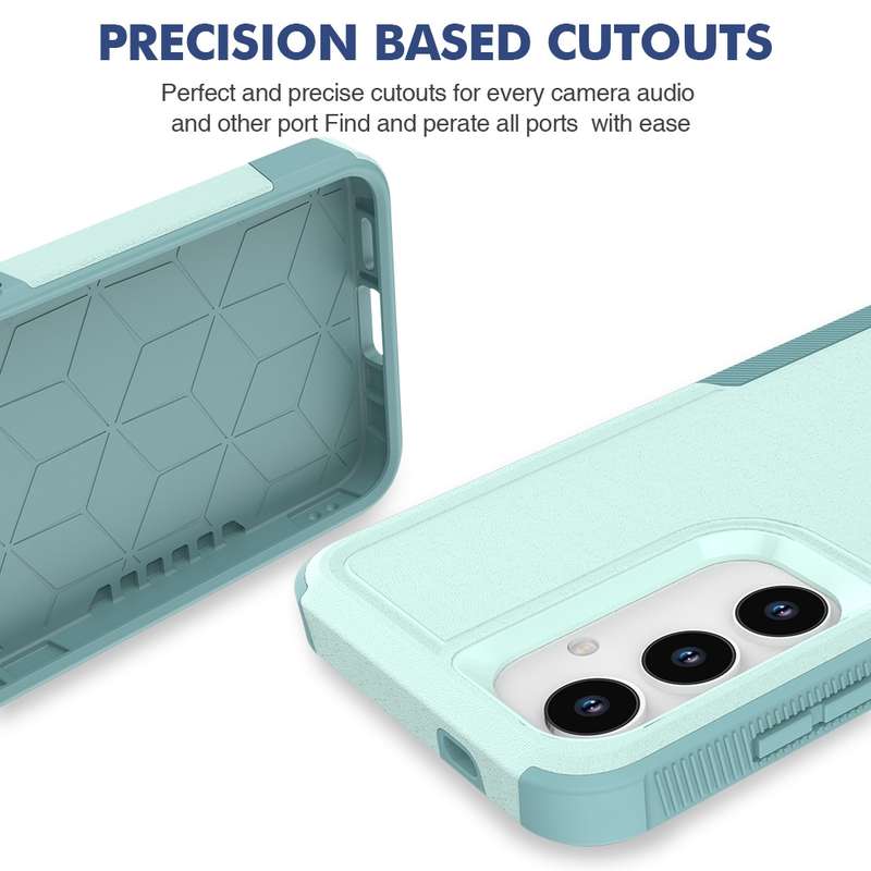 For Samsung Galaxy S24 5G 2 in 1 PC + TPU Phone Case(Light Green)