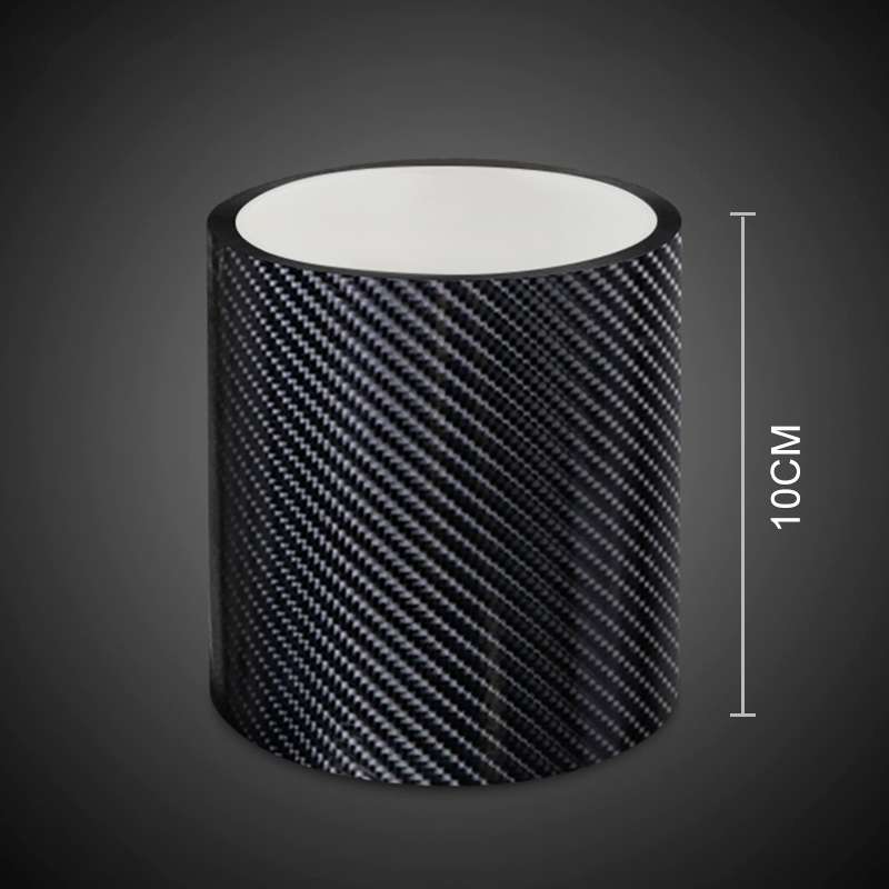 Universal Car Carbon Fiber Door Anti-collision Strip Protection Guards Trims Stickers Tape, Size:10c