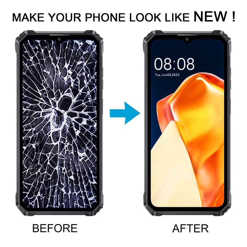 For Oukitel WP28 LCD Screen with Digitizer Full Assembly