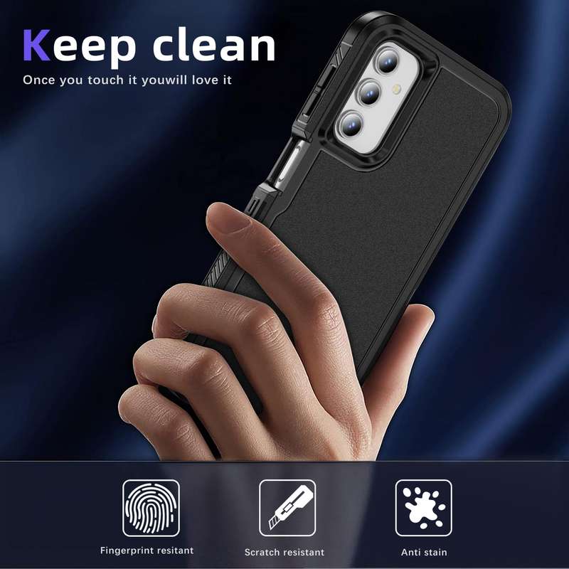For Samsung Galaxy A52 4G / 5G Guard Life Waterproof Frosted Phone Case(Black)