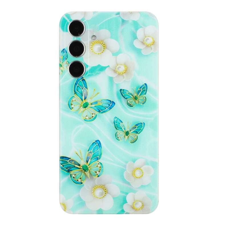 For Samsung Galaxy S24 5G Colorful Painting Pattern TPU Phone Case(Butterflies)