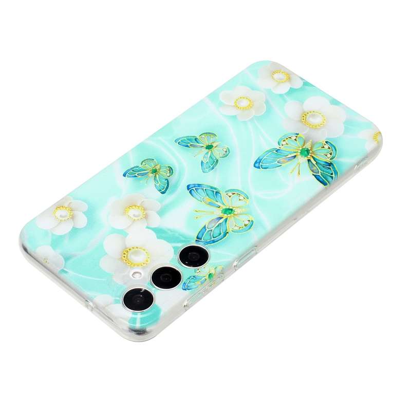 For Samsung Galaxy S24 5G Colorful Painting Pattern TPU Phone Case(Butterflies)