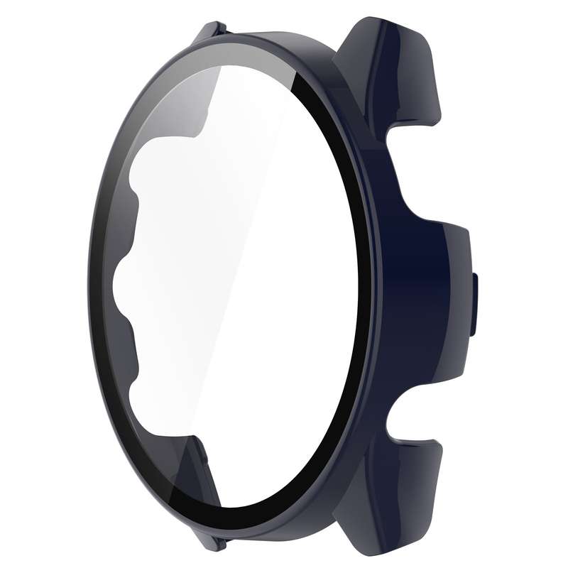 For Garmin Forerunner 165 / 165 Music PC + Tempered Film Integrated Watch Protective Case(Black)
