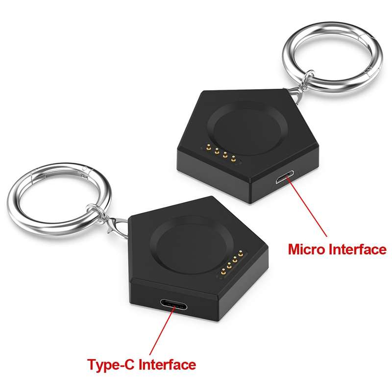 For OPPO Watch X / OnePlus Watch 2 Portable Smart Watch Charger(White)