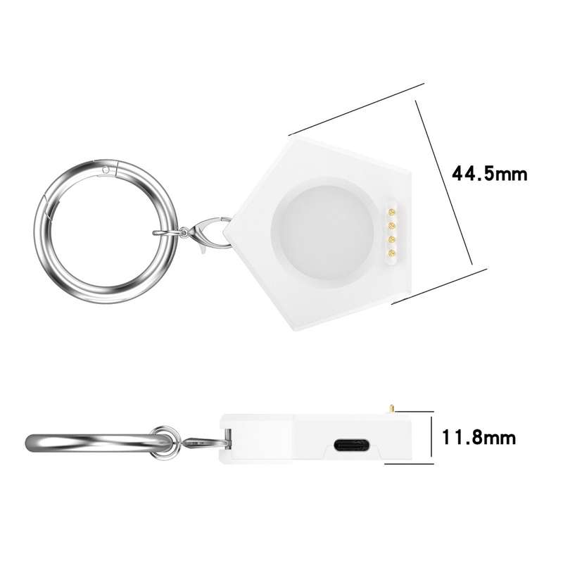 For OPPO Watch X / OnePlus Watch 2 Portable Smart Watch Charger(White)