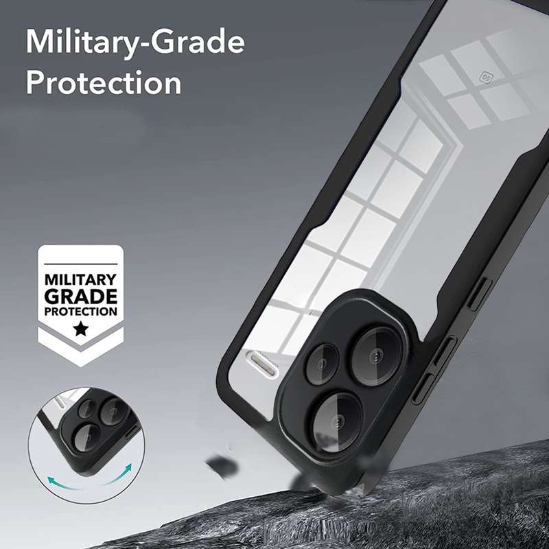 For Xiaomi Redmi Note 13 Pro+ 5G Acrylic + TPU 360 Degrees Full Coverage Phone Case(Green)