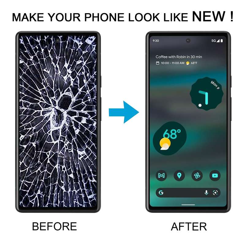 For Google pixel 6A OLED LCD Screen Digitizer Full Assembly with Frame