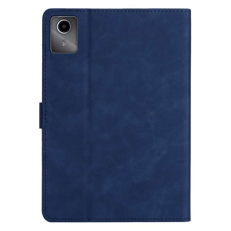For Xiaomi Redmi Pad SE Coconut Tree Embossed Smart Leather Tablet Case(Blue)