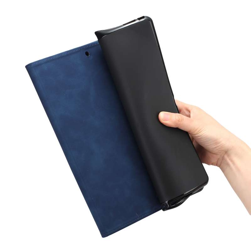 For Xiaomi Redmi Pad SE Coconut Tree Embossed Smart Leather Tablet Case(Blue)