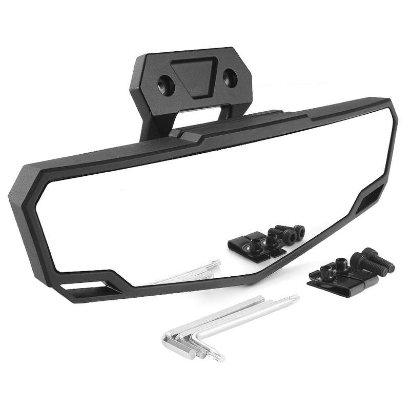For Polaris RZR Pro XP / XP 4 2020-2023 2883763 UTV Convex Center Rear View Mirror(Black)