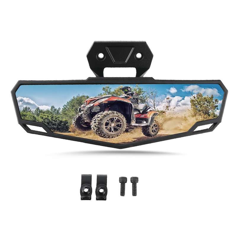 For Polaris RZR Pro XP / XP 4 2020-2023 2883763 UTV Convex Center Rear View Mirror(Black)