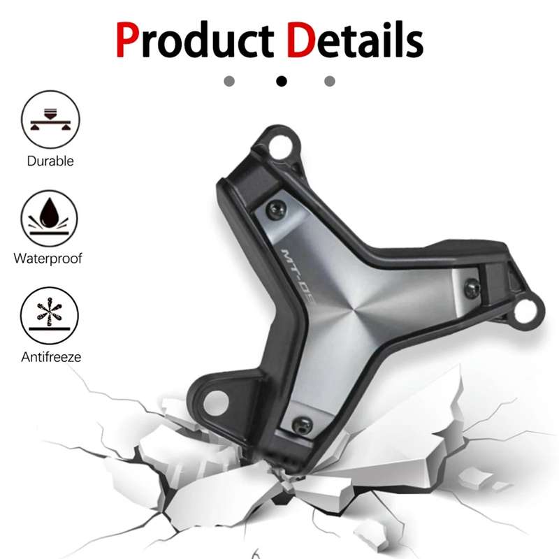 For Yamaha MT-09 2021 Motorcycle Engine Anti Crash Cushion Engine Antifall Protectors(Silver)
