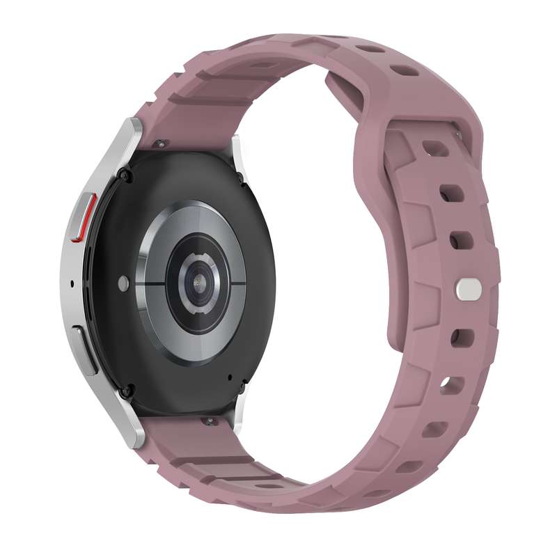 18mm Armor Silicone Watch Band(Dark Purple)