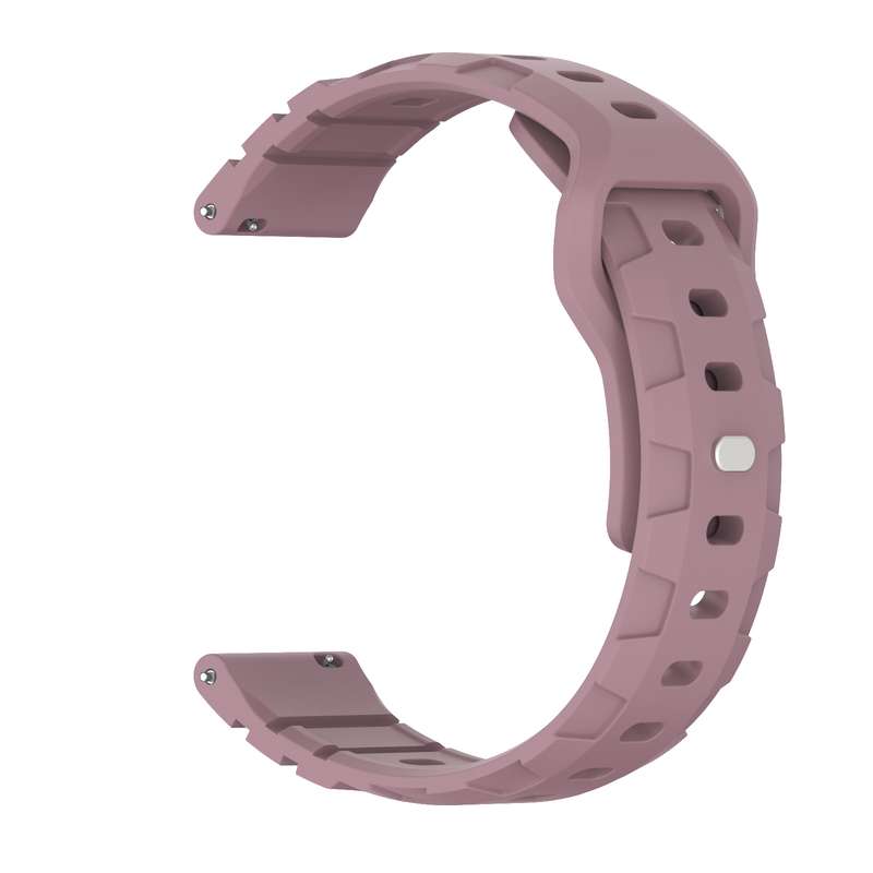18mm Armor Silicone Watch Band(Dark Purple)