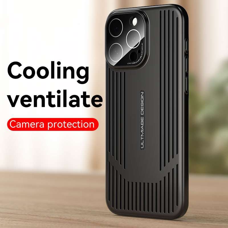 For iPhone 14 Pro Ice Sense Heat Dissipation Electroplating Frosted Phone Case(Light Green)