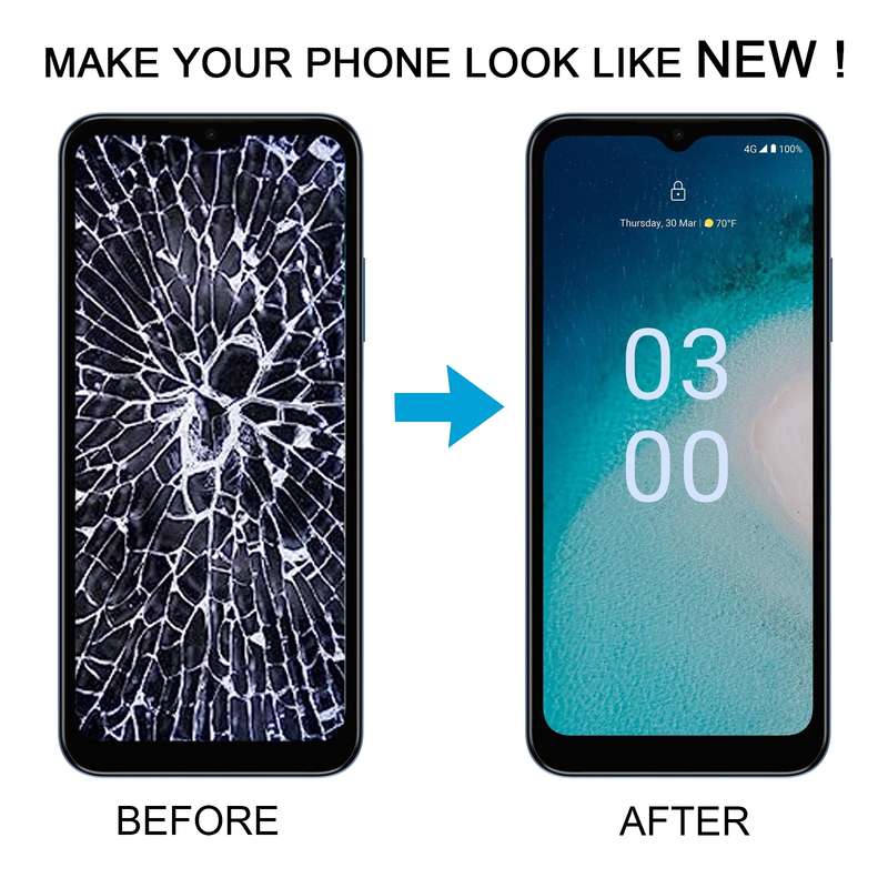 For Nokia C300 OEM LCD Screen with Digitizer Full Assembly