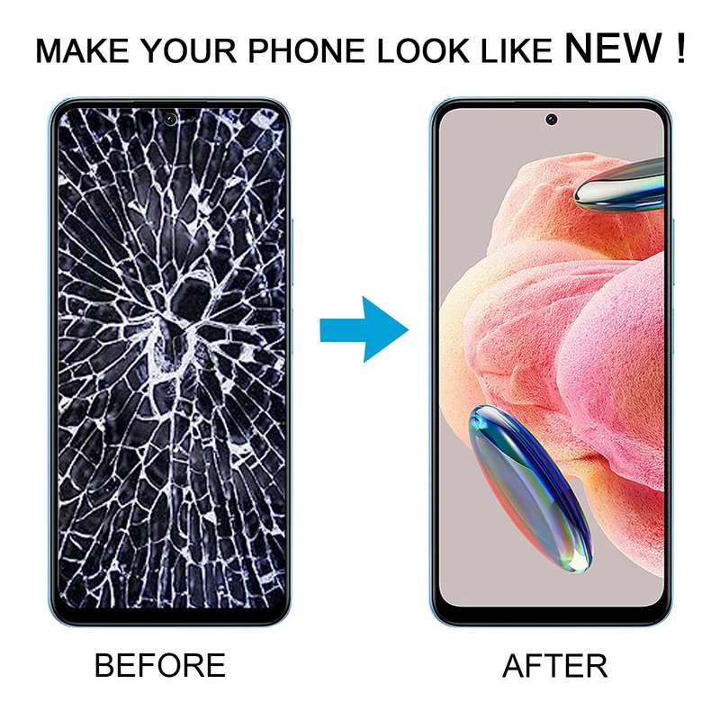 For Xiaomi Redmi 12 4G Original IPS Material LCD Screen Digitizer Full Assembly with Frame