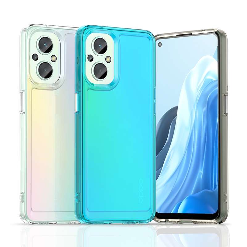 For OPPO Reno8 Z 5G Candy Series TPU Phone Case(Transparent)